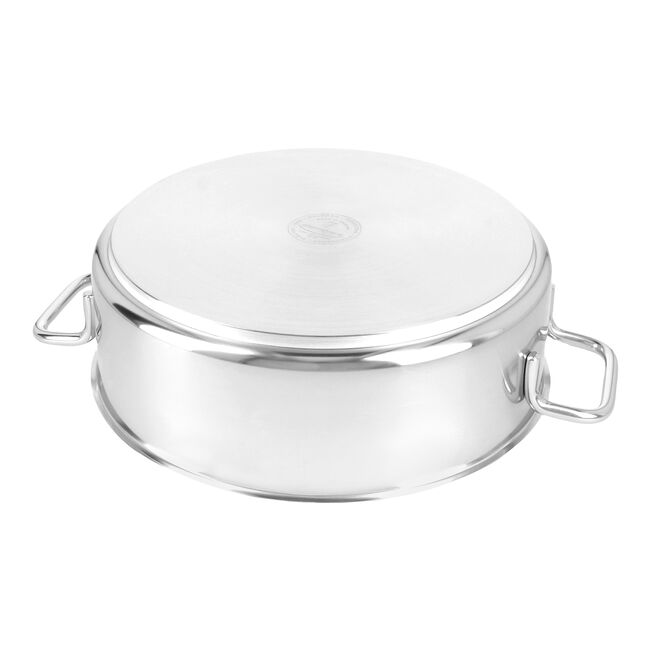 Apollo Hapjespan met Glazen Deksel 24 cm
