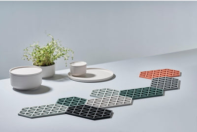 Hexagon Trivet Onderzetter Black