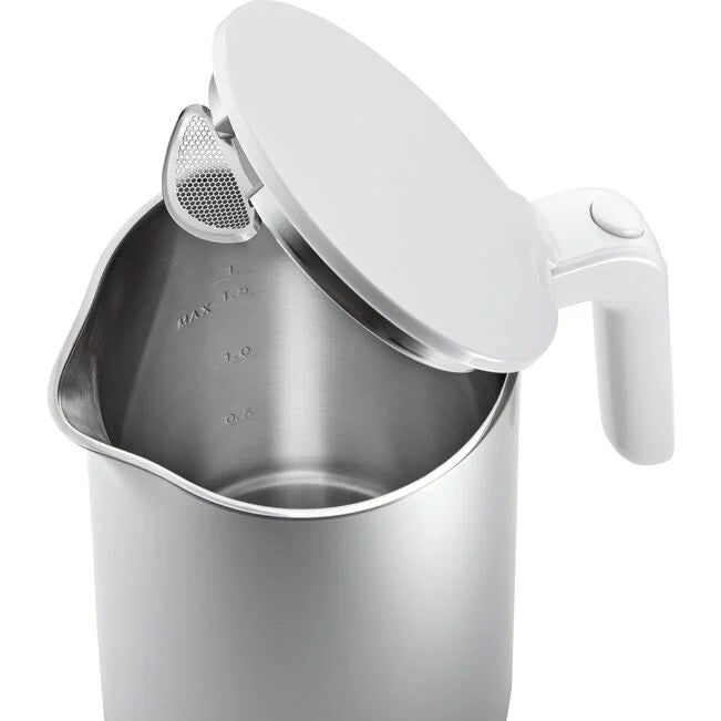 Enfinigy Waterkoker 1.5 Liter - RVS/Wit