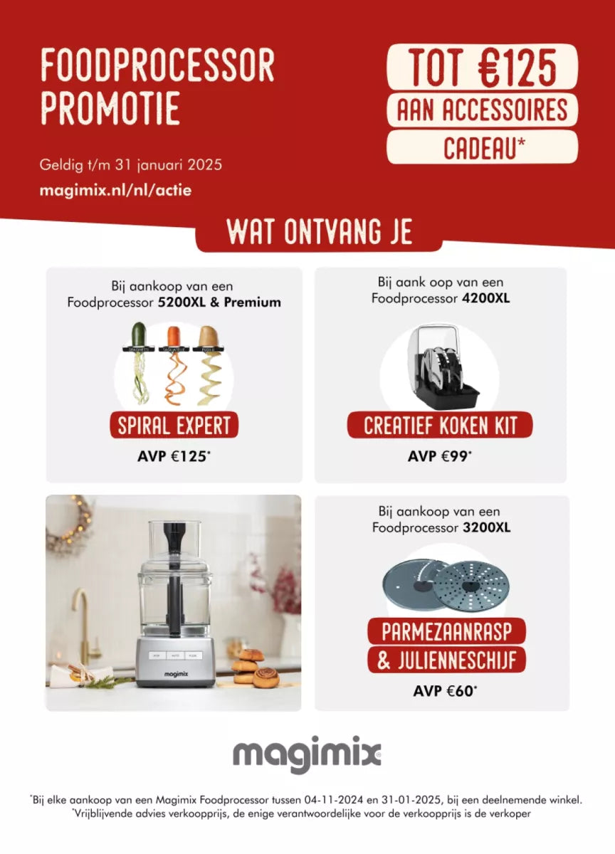 Magimix 3200XL Foodprocessor Zwart