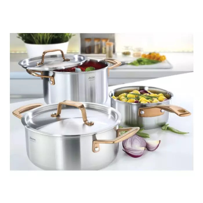 Gourmet Pannenset Roségoud 5-delig