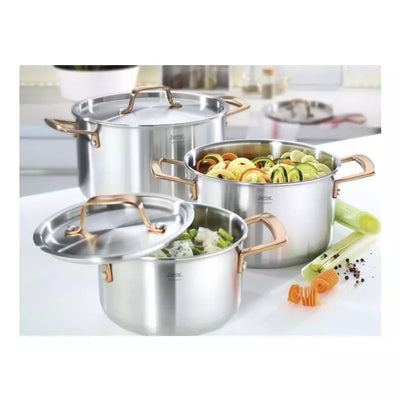 Gourmet Pannenset Roségoud 5-delig