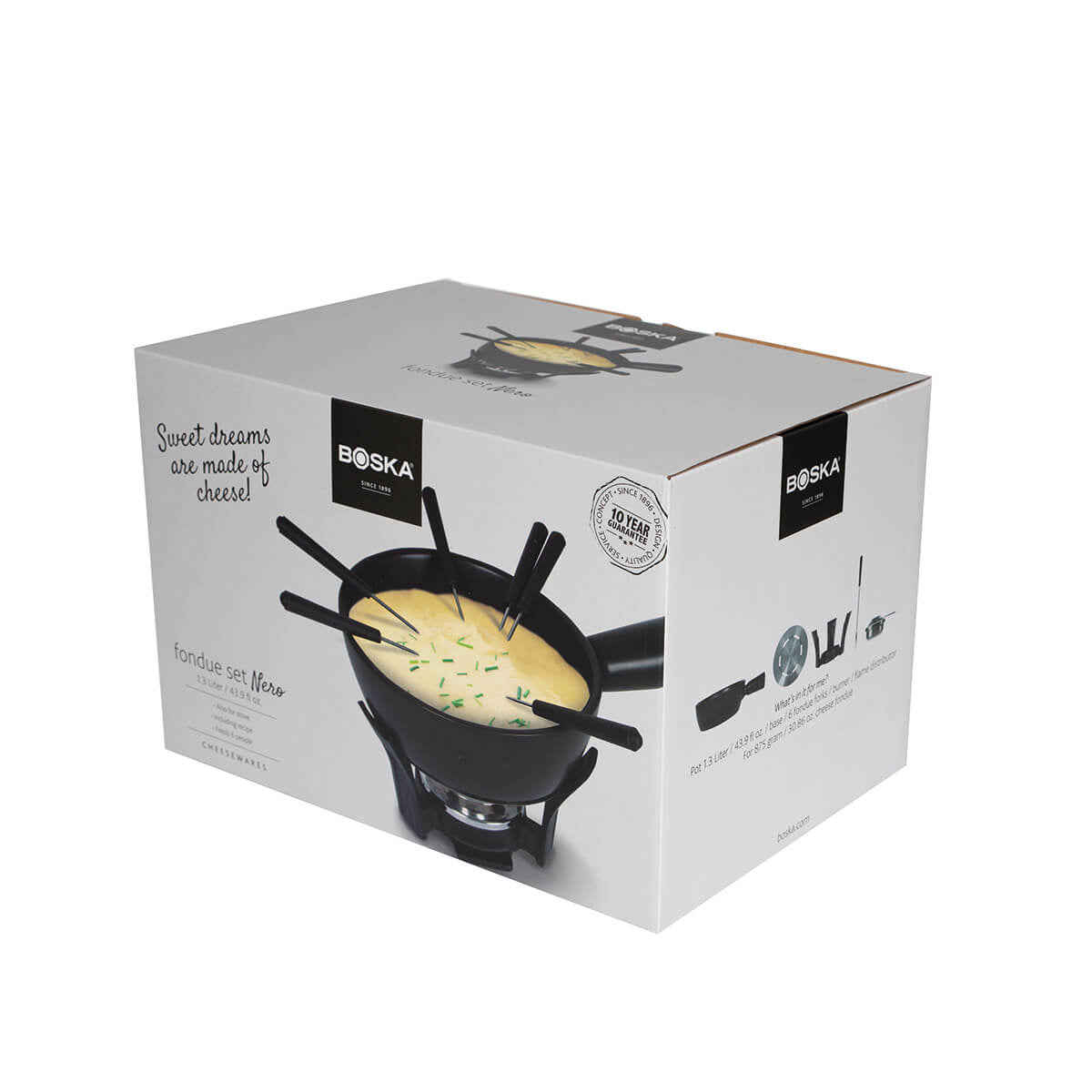 Fondueset Nero - 1.3 Liter