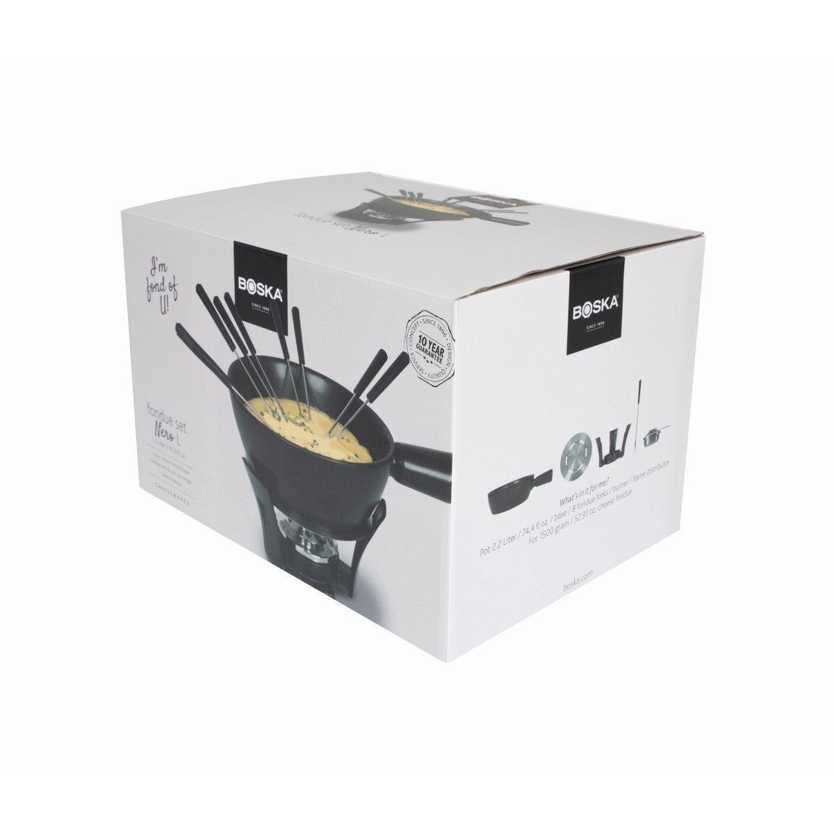 Fondueset Nero L - 2.2 Liter