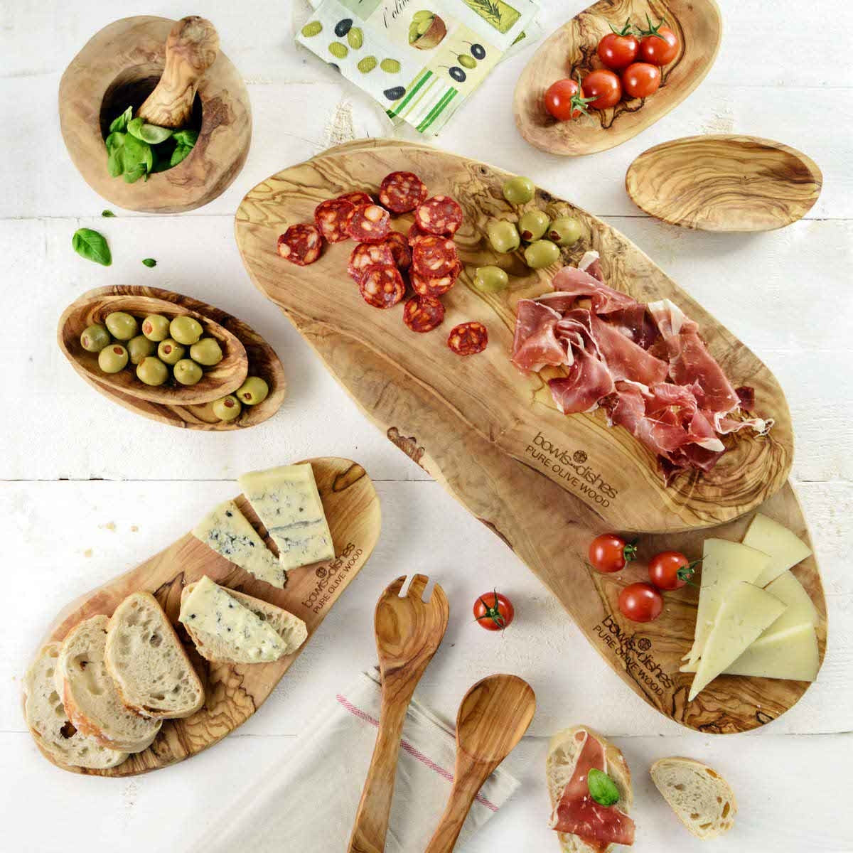 Olijfhouten Tapasplank 60-70 cm