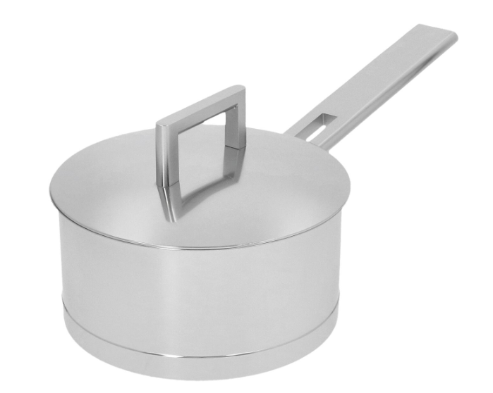 John Pawson 7 Steelpan met Deksel 16 cm