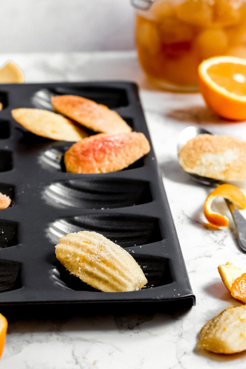 Bakplaat Madeleine 40 x 20 cm - 12-delig