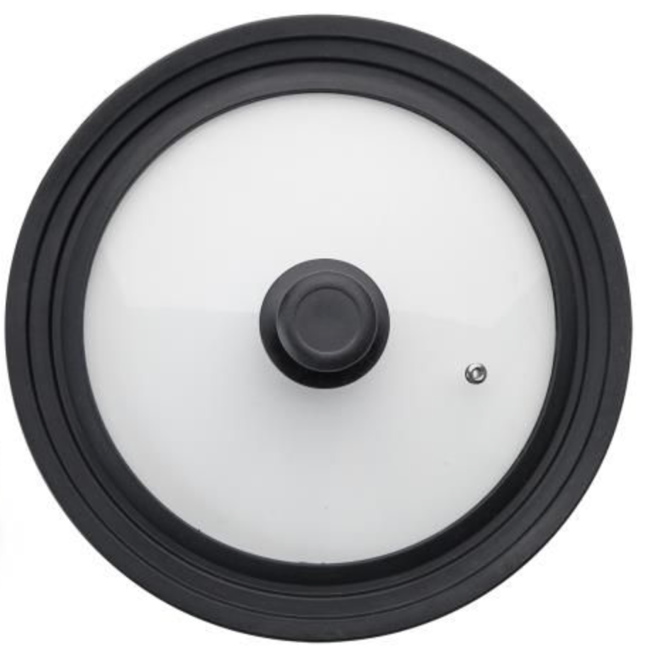 Glazen Deksel met Siliconen Rand 18-20-22 cm