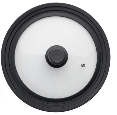 Glazen Deksel met Siliconen Rand 18-20-22 cm