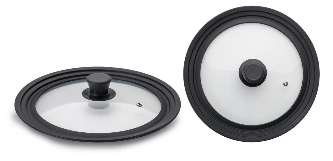 Glazen Deksel met Siliconen Rand 24-26-28 cm
