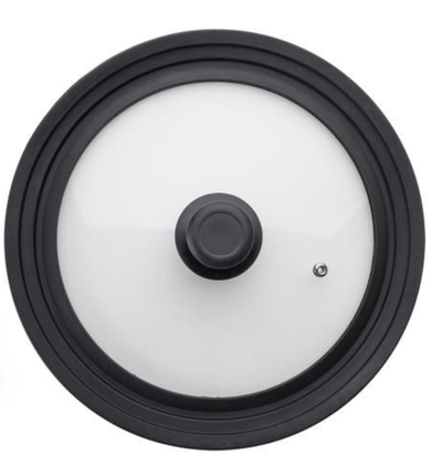 Glazen Deksel met Siliconen Rand 24-26-28 cm