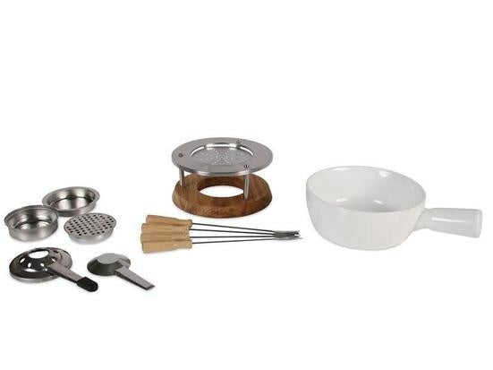 Fondueset Bianco