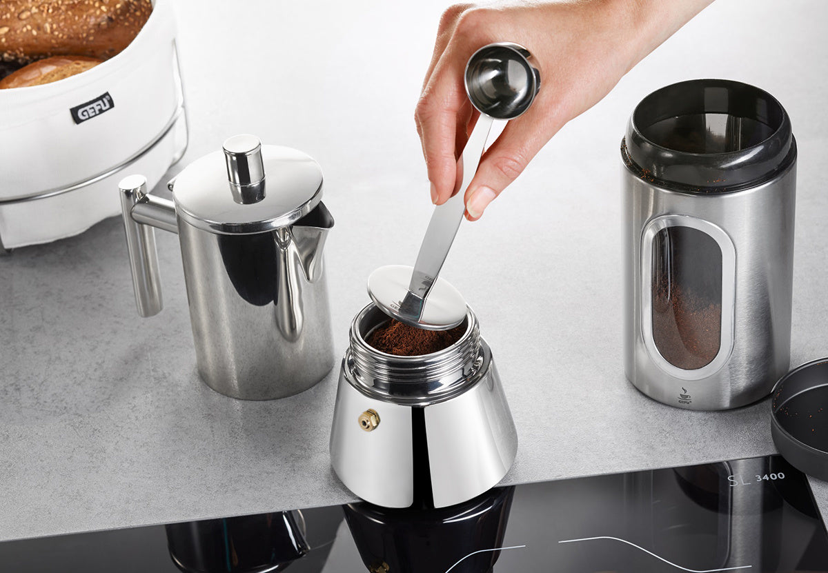 Stamper met Koffiemaatlepel