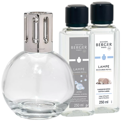 Maison Berger Paris Giftset Geurbrander Essentielle Ronde - Cotton Caress 250 ml