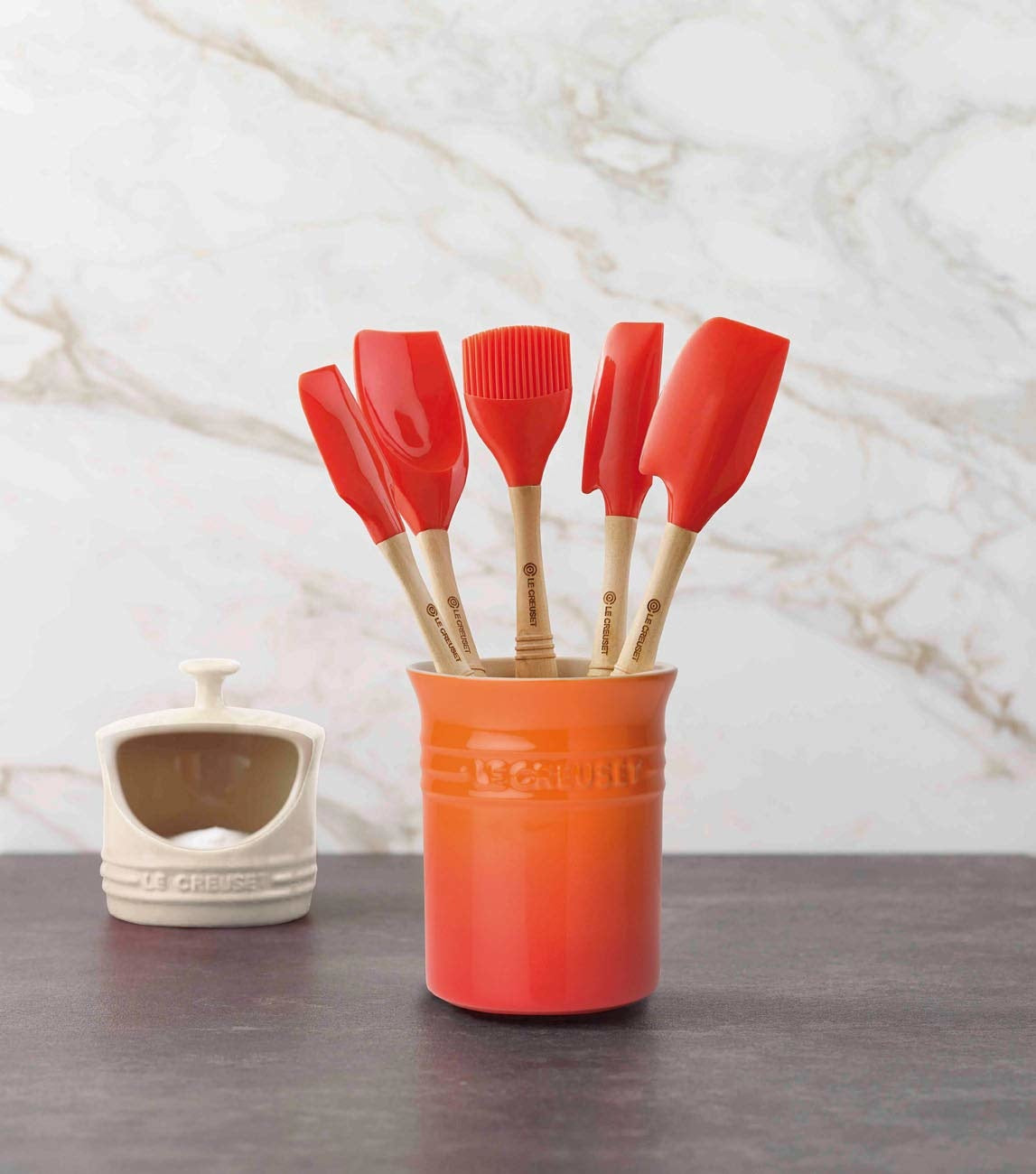 Spatelpot Oranje-Rood