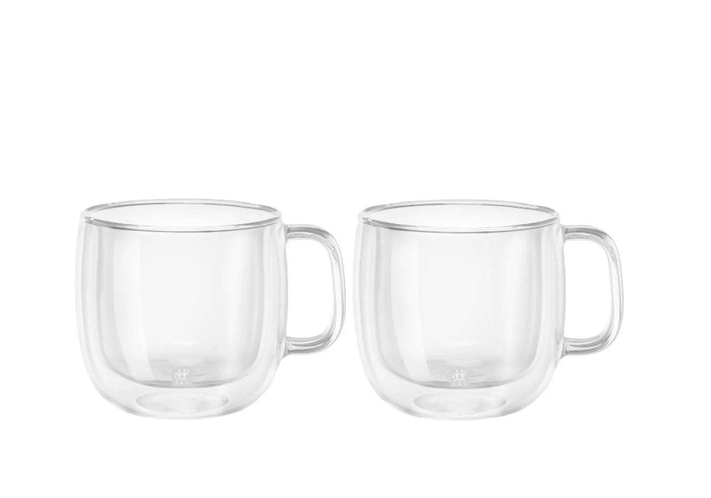 Zwilling Sorrento Dubbelwandig Glas met Greep Cappuccino - set met 2 stuks