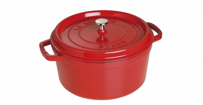 Ronde Braadpan Kersenrood 30 cm