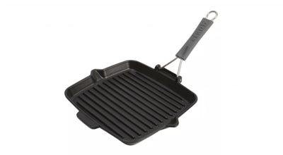 Staub Grillpan Vierkant Zwart 24 x 24 cm