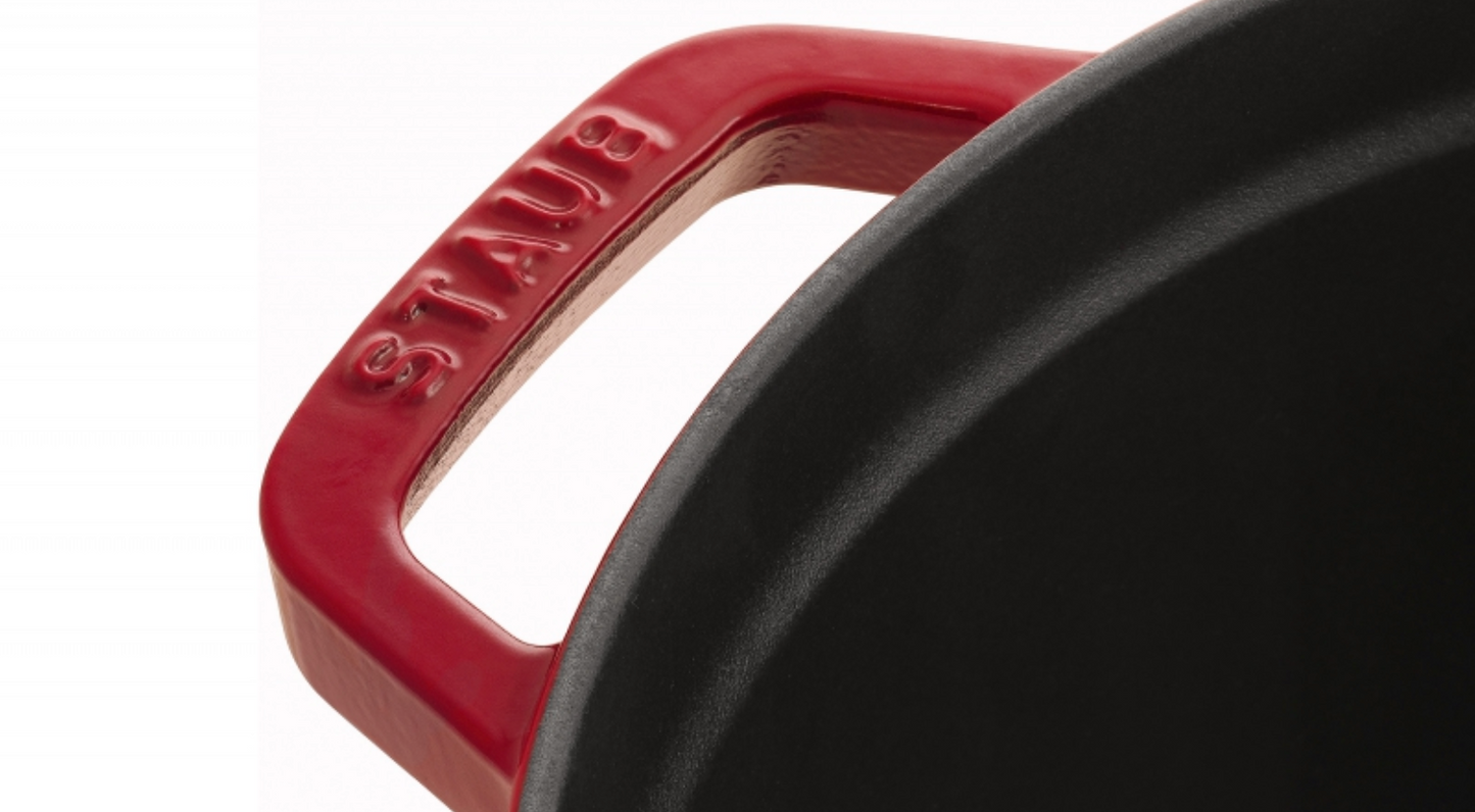 Ronde Braadpan Kersenrood 26 cm