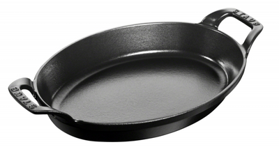Ovenschaal Ovaal Zwart 28 cm