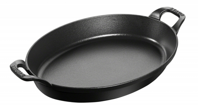 Ovenschaal Ovaal Zwart 32 cm
