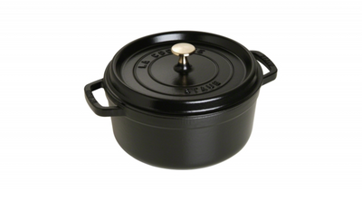 Ronde Braadpan Zwart 24 cm