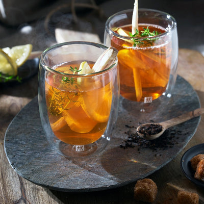 Sorrento Dubbelwandig Glas Koffie - set met 2 stuks