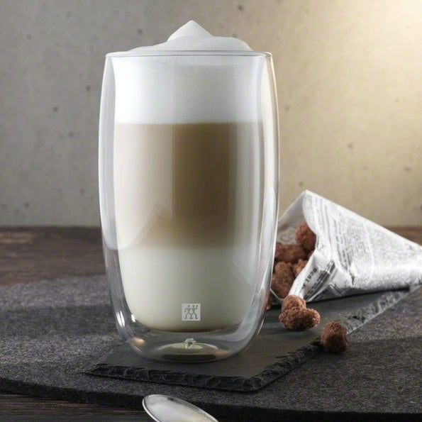 Sorrento Dubbelwandig Glas Latte Macchiato - set met 2 stuks