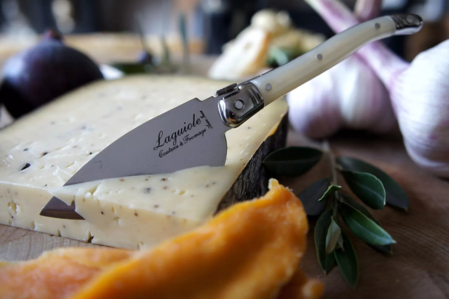 Laguiole Style de Vie Kaasmessen Premium Line Parelmoer 3-delig