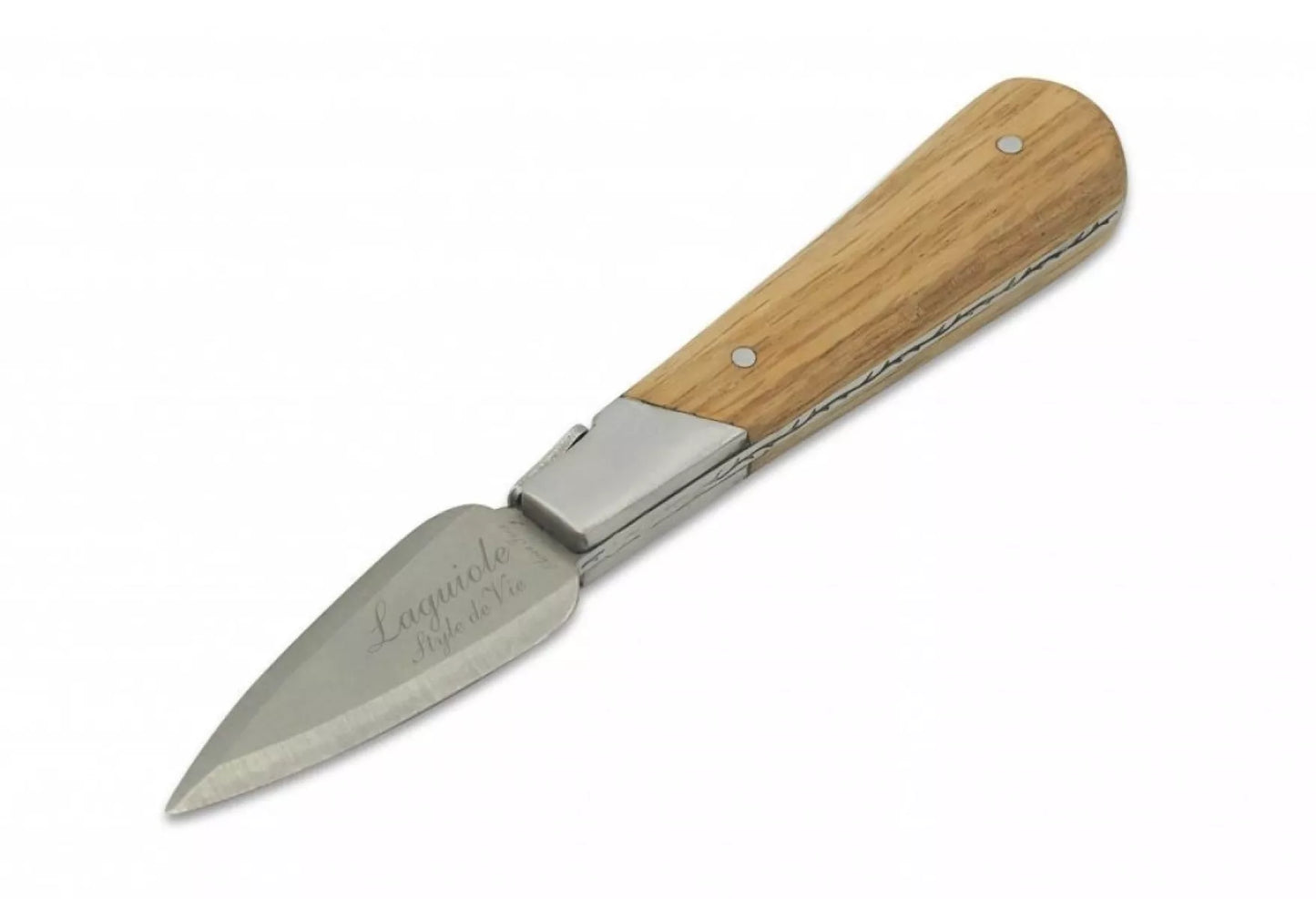 Laguiole Style de Vie Oestermes Luxury Line Eikenhout met Oesterhouder