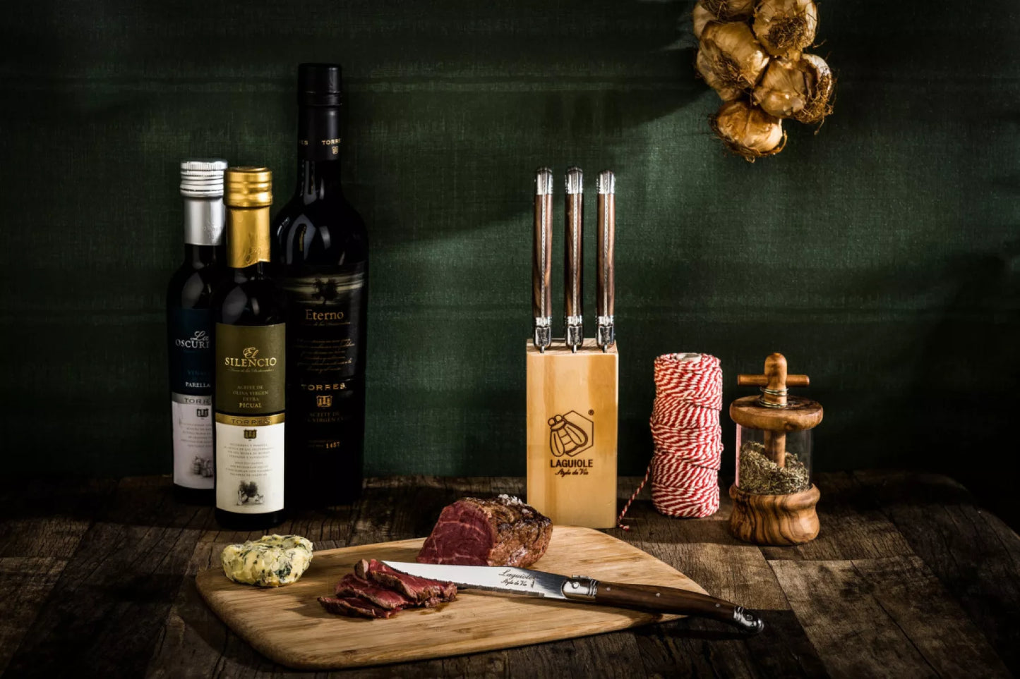 Laguiole Style de Vie Steakmessen Premium Line Dark Wood 1.8 mm 6-delig