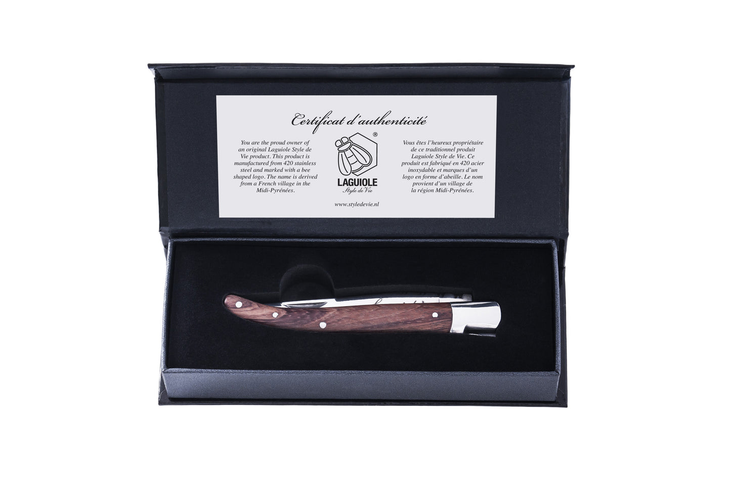 Zakmes Luxury Line Rozenhout