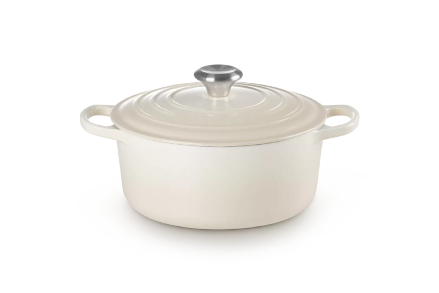 Le Creuset Signature Ronde Braadpan Meringue  24 cm