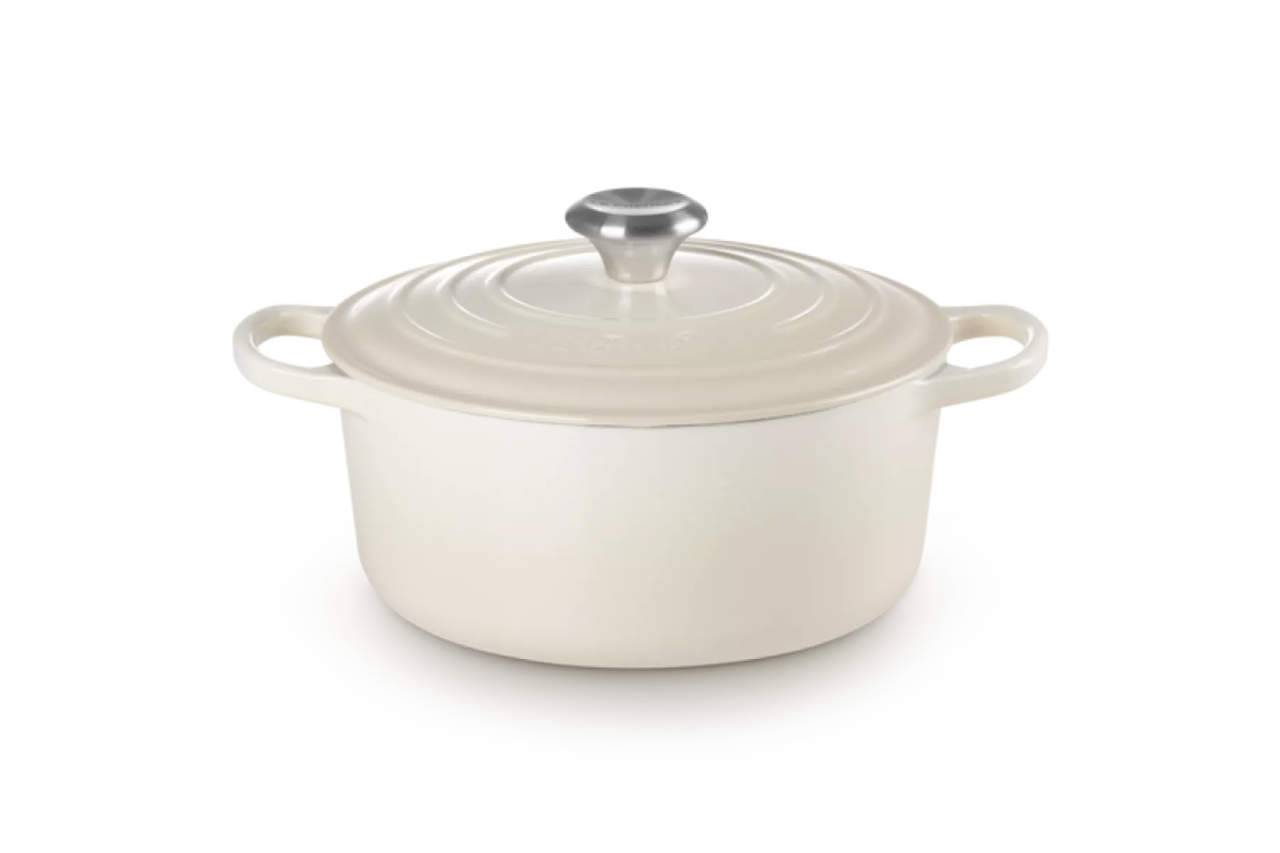 Le Creuset Signature Ronde Braadpan Meringue  24 cm