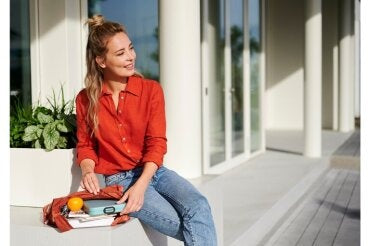 Take a Break Flat Lunchbox Nordic Black