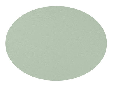 Placemat Ovaal Lederlook Groen