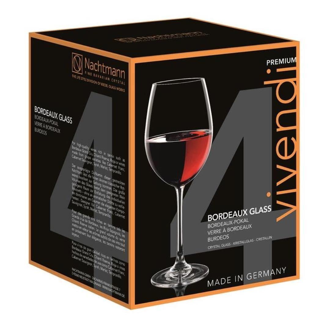 Vivendi Bordeuaxglas 763 ml – set met 4 stuks