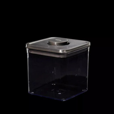 OXO Good Grips Voorraadbus 'POP Steel' Vierkant 2.6 Liter