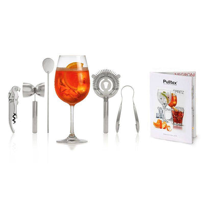 Gin Tonic Cocktailset 5-delig RVS