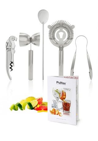 Gin Tonic Cocktailset 5-delig RVS