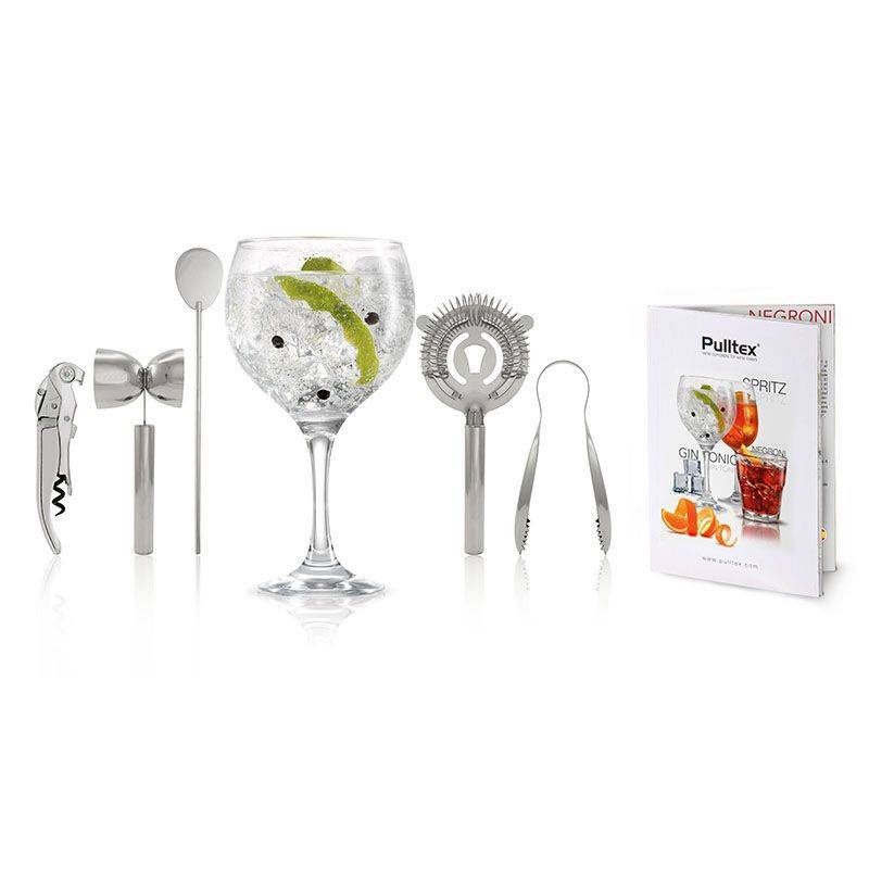 Gin Tonic Cocktailset 5-delig RVS