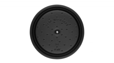 Staub Ronde Braadpan Zwart 30 cm