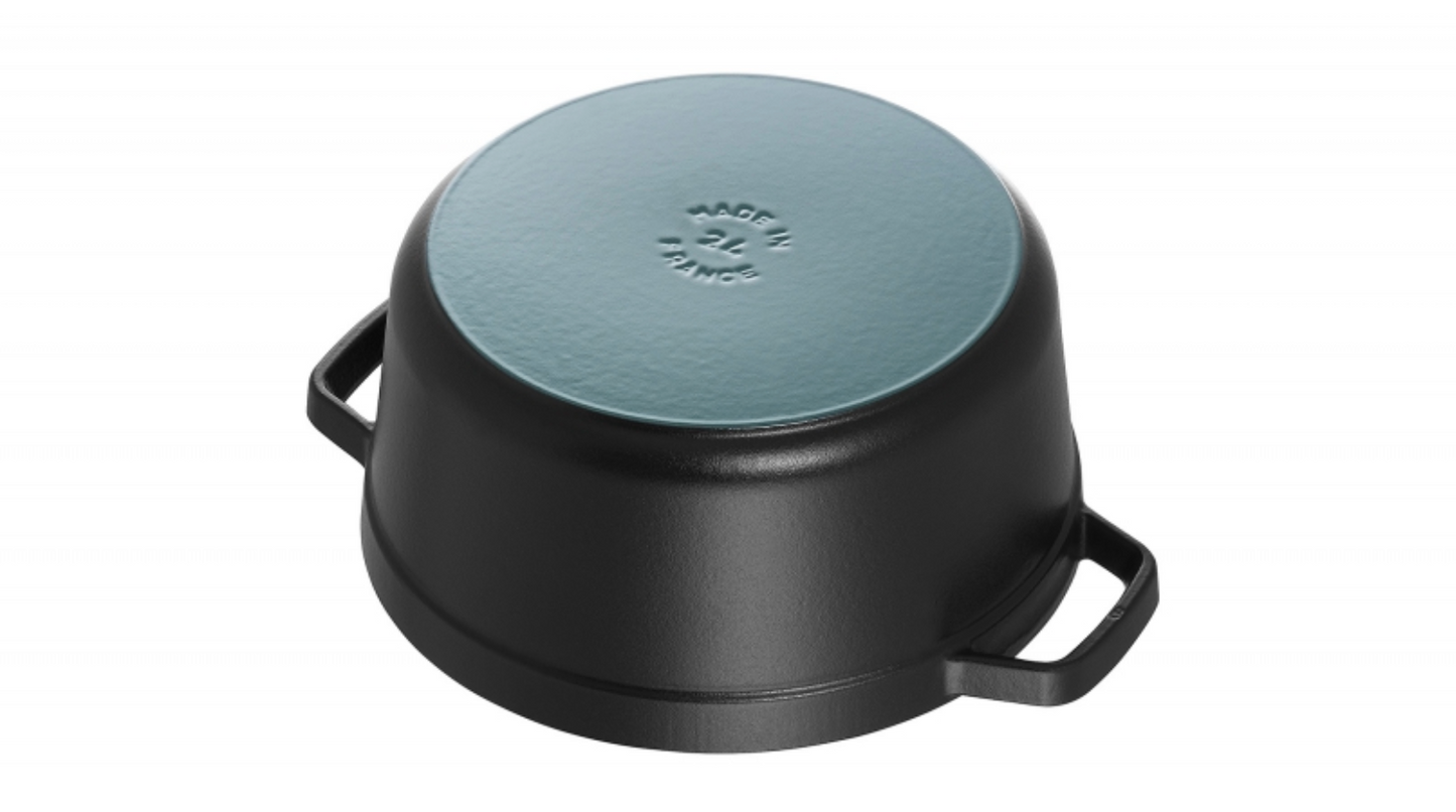 Ronde Braadpan Zwart 24 cm
