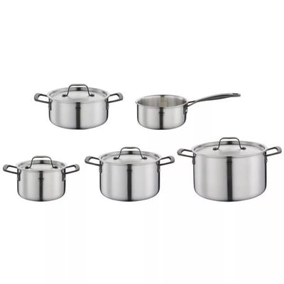 Spring Gourmet Pannenset Zwart 5-delig