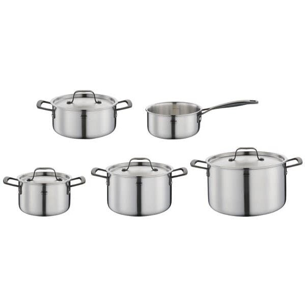 Gourmet Pannenset Zwart 5-delig