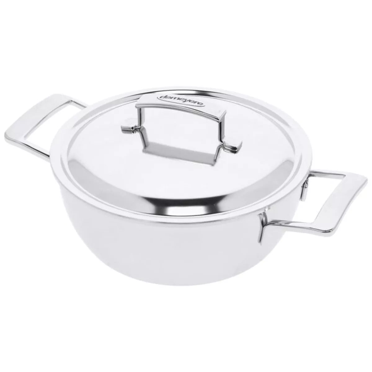 Demeyere Silver 7 Conische Braadpan met Deksel 24 cm