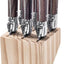 Steakmessen Premium Line Dark Wood 1.8 mm 6-delig