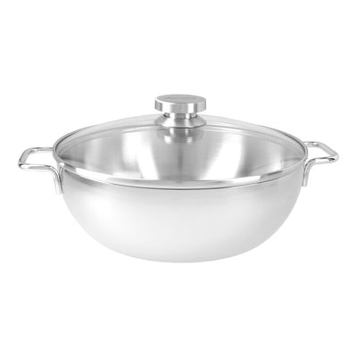 Apollo Conische Braadpan met Glazen Deksel 28 cm