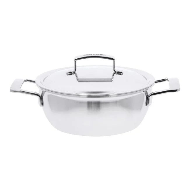 Silver Conische Braadpan met Deksel 24 cm