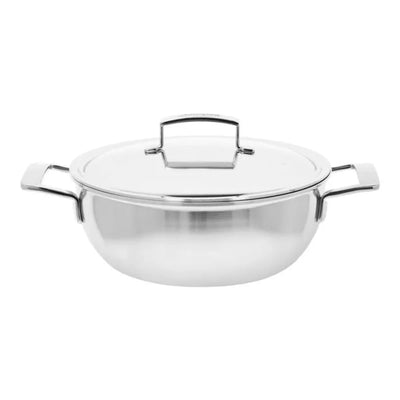 Demeyere Silver 7 Conische Braadpan met Deksel 28 cm